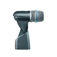 SUPERCARDIOID SWIVEL-MOUNT DYNAMIC MICROPHONE W/HIGH OUTPUT NEODYMIUM ELEMENT FOR INSTRUMENTS